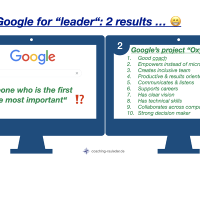 What happens if you google for “LEADER“?