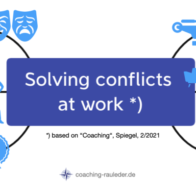 How can we solve conflicts at work?