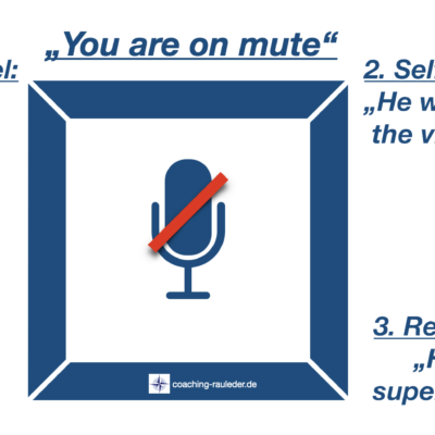 “You are on mute!“